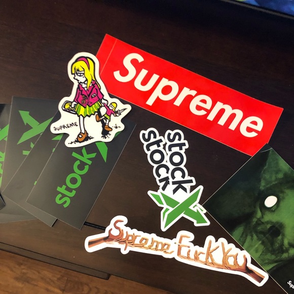 stockx supreme stickers